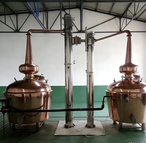 Machine à distiller le whisky <span class=keywords><strong>single</strong></span> <span class=keywords><strong>malt</strong></span> en fût unique, ensemble complet, cuve en cuivre, distillateur électrique en acier inoxydable - Product Image 2