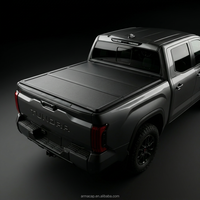 Couverture de benne rigide pliable en trois parties en alliage d'aluminium étanche et verrouillable pour Navara NP300 / Frontier / Isuzu D-Max / Jeep Gladiator 20-22