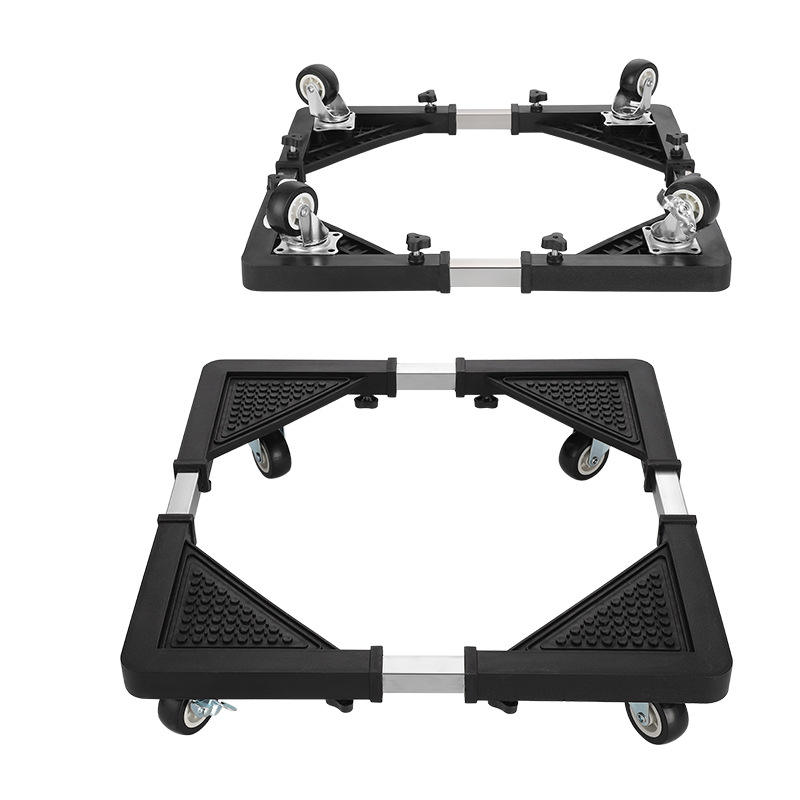 Patrón de cuatro vías con ruedas blancas y negras.