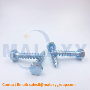 MALAXY DIN571 <span class=keywords><strong>Coach</strong></span> Tornillo Lag Perno Galvanizado o Acero inoxidable Cabeza hexagonal Tornillo de madera Tornillos de alta calidad - Product Image 5