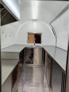 Mobiler Imbiss wagen mit voll ausgestatteter Küchen konzession Mini tragbarer Lebensmittel anhänger Dessert wagen Kaffee kiosk zum Verkauf - Product Image 5