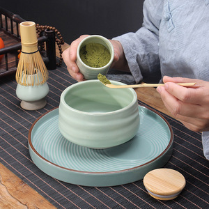 Juego de tazón verde <span class=keywords><strong>Matcha</strong></span> japonés hecho a mano, juego de té <span class=keywords><strong>Matcha</strong></span>, tazón Chawan, precio <span class=keywords><strong>barato</strong></span> - Product Image 3