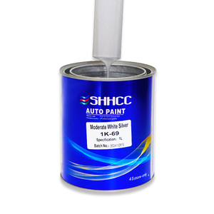 Peinture de finition liquide métallisée argentée blanche de qualité moyenne 1K à prix de gros pour voiture - Product Image 6