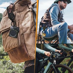 VIEJKLG Porte-clés rétractable en métal avec mousqueton, porte-badge de 23,6 pouces, cadeau promotionnel - Product Image 5