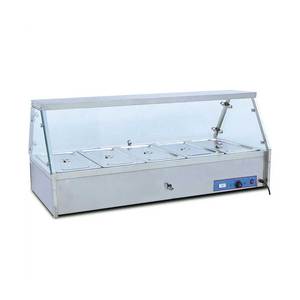 Table commerciale pour bain électrique <span class=keywords><strong>Marie</strong></span> comptoir chauffe-pâtisserie chauffe-aliments 4/5/6 casserole avec fenêtre en verre pour restaurant - Product Image 2