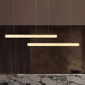 Lampadario Moderno in Marmo per Ristorante, <span class=keywords><strong>Soggiorno</strong></span> e <span class=keywords><strong>Sala</strong></span> da <span class=keywords><strong>Pranzo</strong></span>, Design Decorativo in Alabastro per Tavolo da <span class=keywords><strong>Pranzo</strong></span> - Product Image 1