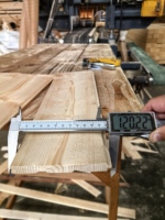 Panel de Madera Sólida de Abachi, Hemlock, Cedro Rojo Occidental Canadiense, Roble Blanco, Teca Sudamericana, Rejilla de Madera