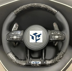 Volant en cuir personnalisé avec design libellule pour <span class=keywords><strong>Mercedes</strong></span>-Benz AMG C63 W222 W213 W221 W205 W204 S300 S320 <span class=keywords><strong>E200</strong></span> E63 - Product Image 3