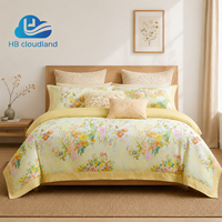 Ensemble de literie Cloudland certifié OEKO-TEX et approuvé GOTS, 400TC, pur coton naturel, luxe écologique, personnalisable, toutes saisons, décoration intérieure