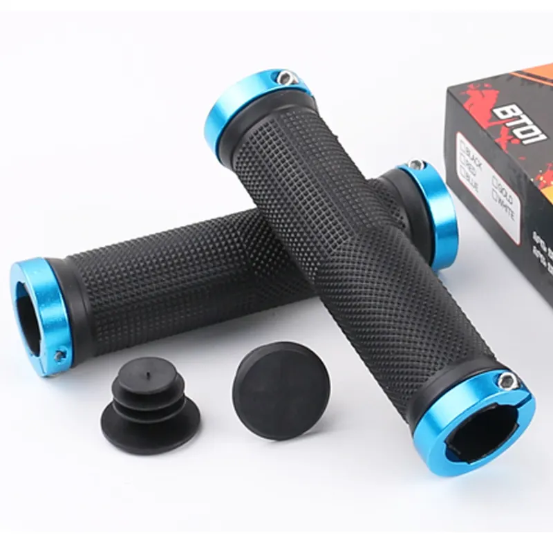 Anti-slip Colorful Smooth Soft Rubber Mountain Road MTB cycling handle bicycle grip bike handlebar grips