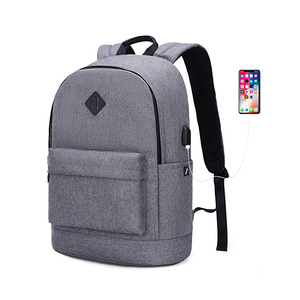 Custom School Simple <b>Backpack</b> Usb Waterproof Travel 15.6 Inch Laptop <b>Backpack</b> - Product Image 1