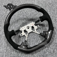 Alcantara en fibre de carbone personnalisé pour le squelette de volant de voiture Nissan Patrol Y61 Safari