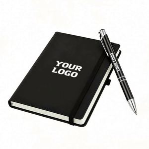 High Quality A5 A6 Pu Leather Lined Journals Logo Hardcover Notebook With <b>Multiple</b> <b>Colors</b> Custom Promotional Gifts - Product Image 1