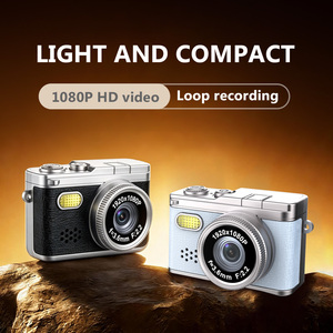 Mini caméra numérique 1080P HJD03 avec lumière d'appoint, 16 filtres, enregistrement en boucle, écran TFT 0,96 pouces, enregistrement et charge, lecture locale - Product Image 1