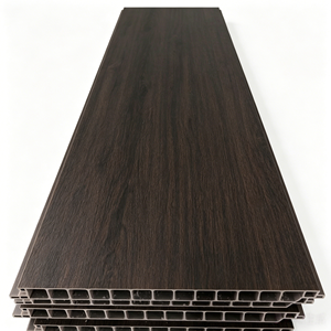 Panneau de séparation de pièce en PVC imitation <span class=keywords><strong>bois</strong></span> brun chocolat, imperméable et économique, pour loft - Product Image 5