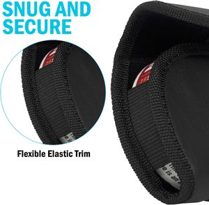Porte-sachets universel pour tabac à mâcher, étui en <span class=keywords><strong>cuir</strong></span> <span class=keywords><strong>vegan</strong></span> noir NCP pour ZYN, Copenhagen, Skoal, Kodiak, etc. - Product Image 3