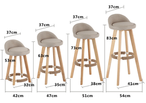 Comptoir de maison en gros jambe en bois chaise haute pour table de <span class=keywords><strong>bar</strong></span>