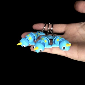 Llavero Creativo de Narval Oceánico Impreso en 3D con PLA, Personalizable, Se Aceptan Pedidos al por Mayor, Juguete Articulado Impreso en 3D, Servicio de Impresión FDM - Product Image 3