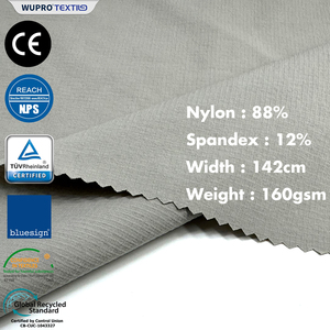 Muestra gratis de nailon 88% 12% Spandex chaqueta de escalada al aire libre tela Ripstop tela elástica de Spandex de 4 vías - Product Image 2