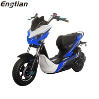 Scooter Eléctrico de 60V con Certificación CE, Motocicleta Eléctrica de 1200W, Scooter Eléctrico Rápido para Adultos con Pedales