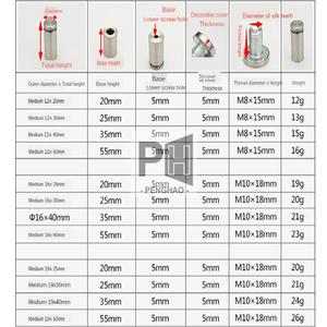 <span class=keywords><strong>ส</strong></span>กรูโฆษณาขนาด12มม. ติดผนังอะคริลิคแก้วสำหรับงานศิลปะแก้วและป้ายแสดงกรอบ<span class=keywords><strong>ส</strong></span><span class=keywords><strong>เป</strong></span>เซอร์ - Product Image 3