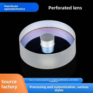 <span class=keywords><strong>Lentilles</strong></span> optiques personnalisables Haoxuan, <span class=keywords><strong>lentilles</strong></span> percées, haute précision, excellente transmission de la lumière. - Product Image 2