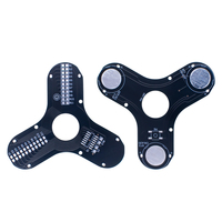 Kit DIY Gyroscope Rotatif LED – Soudure CMS, Rotation POV, Diode Colorée Lumineuse – Kit d'Entraînement et de Pratique de Soudure