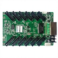 Carte de réception vidéo LED RVB couleur HD série Novastar DH7508-S pour affichage publicitaire, densité de pixels personnalisée, extérieur/intérieur