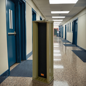 Sẵn sàng để tàu 45W thời tiết loa <span class=keywords><strong>PA</strong></span> hệ thống ngoài trời trong nhà Cột loa với vỏ kim loại hợp kim nhôm - Product Image 2