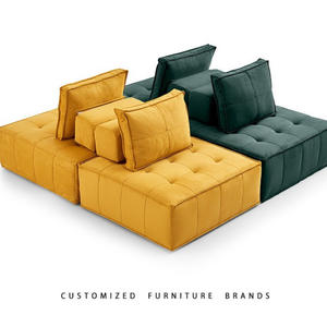 طقم أريكة مضغوط قابل للطي بدون إطار من القماش معبأ تحت تفريغ الهواء أريكة مكتبية عصرية - Product Image 1