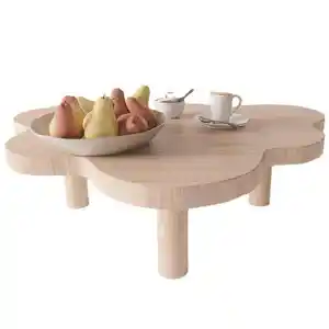 Оптовая продажа, современный дизайн, индивидуальная мебель для гостиной в форме цельного дерева, небольшой журнальный столик, боковой столик
