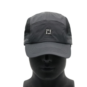 2024 Custom Printed 5-Panel Street Style Camping <b>Cap</b> 100% Polyester Breathable & <b>Waterproof</b> One Size Fits All for Running Hiking - Product Image 1