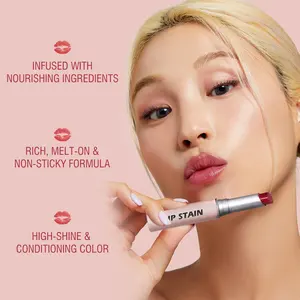 Tùy chỉnh Tinted Lip Balm Vegan 8h dài mặc Gloss Stick Lip Make Up Plumping Lip Stain nhãn hiệu riêng