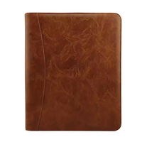 Porte-documents de voiture en cuir PU A4 à motif personnalisé, très demandé, avec fermeture éclair et poche à logo personnalisé, idéal pour les présentations professionnelles