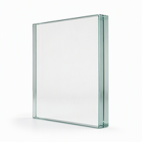 Verre feuilleté trempé 5mm+0.76PVB+5mm, verre de sécurité insonorisé pour les fenêtres et les portes des bâtiments commerciaux, fourniture d'usine