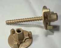 Tige de tirage plate moderne en acier pour coffrage de construction industrielle, facilement assemblable pour panneau de coffrage