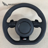 Volant sport en cuir de style RS premium pour modèles Audi A3 A4 A5 A6 A7 A8 C6 C7 C8 S3 S4 S5 S6 RS3 RS5 RS6 RS7 Q3 Q5 Q7