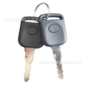 Cylindre de serrure de porte Sinotruk Chengdu Wangpai 737 757B777 en alliage de zinc, 2 clés, bronze, serrure cylindrique, pièce automobile - Product Image 2