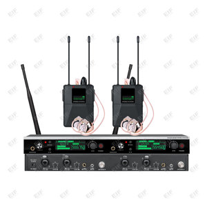 EIF AC-220 <b>Wireless</b> In-Ear Monitor System with Bodypack <b>Receiver</b> Transmitter for Stage Concerts Studio - Product Image 2