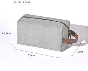 <b>Men'S</b> <b>Toiletry</b> <b>Bag</b> Large Capacity Custom Logo Wholesale Luxury Cosmetics <b>Bag</b> <b>Man</b> Designer Pu Organizer With Handle <b>for</b> Travel - Product Image 5