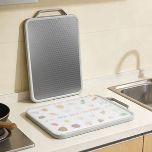 เขียงสองด้านเกรดอาหาร ทำจากสแตนเลส 304 พร้อมด้ามจับถนัดมือ - Product Image 6