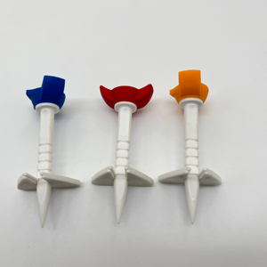 ゴルフティー35-55mm FSTバルクパッケージナイロン射出成形印刷マルチカラーメーカーブランド - Product Image 1