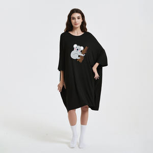 <span class=keywords><strong>Robe</strong></span> de nuit avec logo personnalisé <span class=keywords><strong>T</strong></span>-<span class=keywords><strong>shirt</strong></span> d'é<span class=keywords><strong>t</strong></span>é taille unique <span class=keywords><strong>T</strong></span>-<span class=keywords><strong>shirt</strong></span> de sommeil long imprimé <span class=keywords><strong>T</strong></span>-shirts de sommeil surdimensionnés - Product Image 5