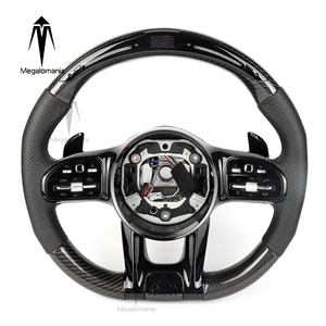 Volante Deportivo de Fibra de Carbono con LED, Compatible con Benz, Modelos Nuevos y Antiguos, Cla <span class=keywords><strong>45</strong></span> <span class=keywords><strong>Amg</strong></span> 2014-2020, Serie <span class=keywords><strong>S</strong></span>, S65, S63, S300 - Product Image 1