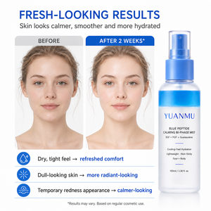 Bruma Facial Biphasada Refrescante con Guaiazuleno Azul y EGF, Hidratante, Calmante y de Enfriamiento Instantáneo, No Pegajosa - Product Image 6