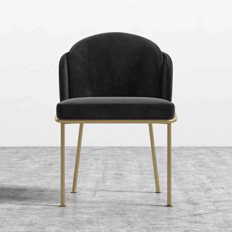 Black Seat with Gold Legs