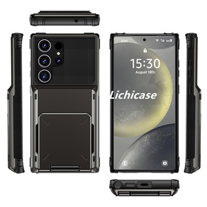 Lichicase vỏ điện thoại bảo vệ ống kính an toàn thẻ phù hợp chính xác cho Samsung S24 S24 Plus S24 vỏ siêu chống sốc - Product Image 3