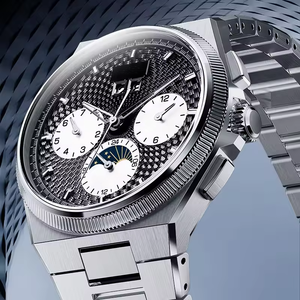 Montres mécaniques automatiques de luxe pour hommes, lumineuses, résistantes à l'eau, en acier inoxydable, montres mécaniques de luxe pour hommes d'affaires - Product Image 2