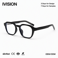 Monture de lunettes coréenne rétro en acétate 2026 pour hommes et femmes, tendance littéraire, verres plats, sur mesure, logo personnalisé, OEM, vente en gros