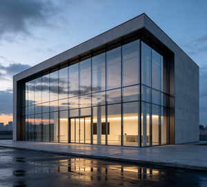 Magazzino Logistico Prefabbricato in Acciaio con Facciata in Vetro, Edificio in Metallo Isolato a <span class=keywords><strong>Risparmio</strong></span> Energetico - Product Image 2
